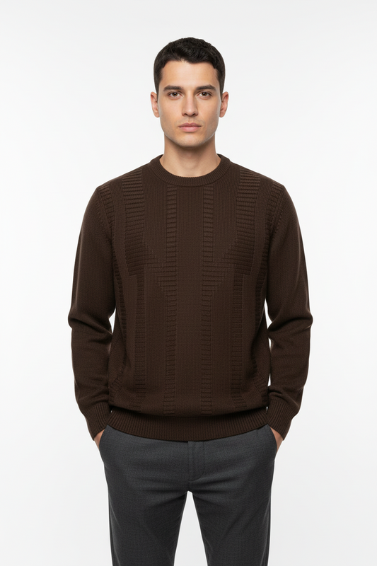 Men's Premium Knit Sweater - Crewneck
