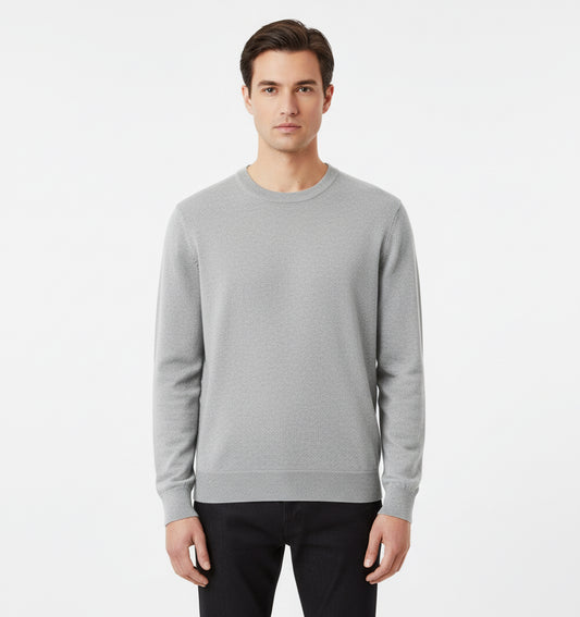 Classic Fine Knit Crewneck Sweater - Men's Edition