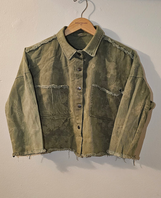 Limited Edition Army Green Jacket - Nobel Fashions