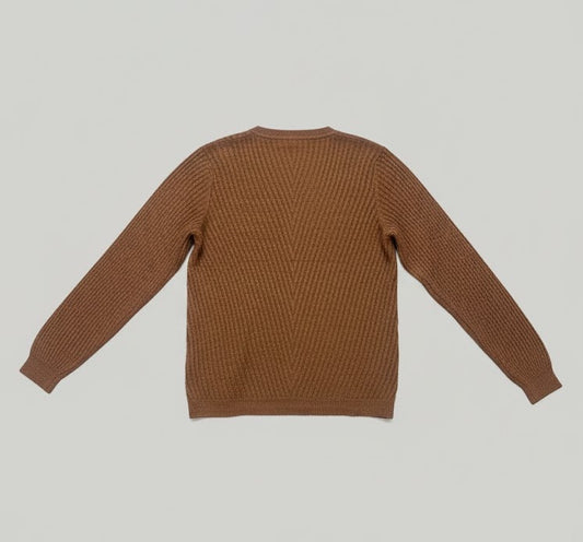 Henley-Style V-Neck Sweater - Men's Edition