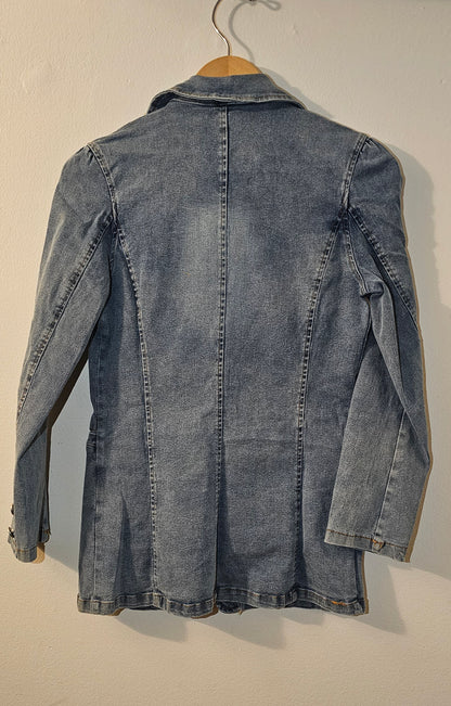 Denim Blazer Jacket - Classic Blue | Nobel Fashions