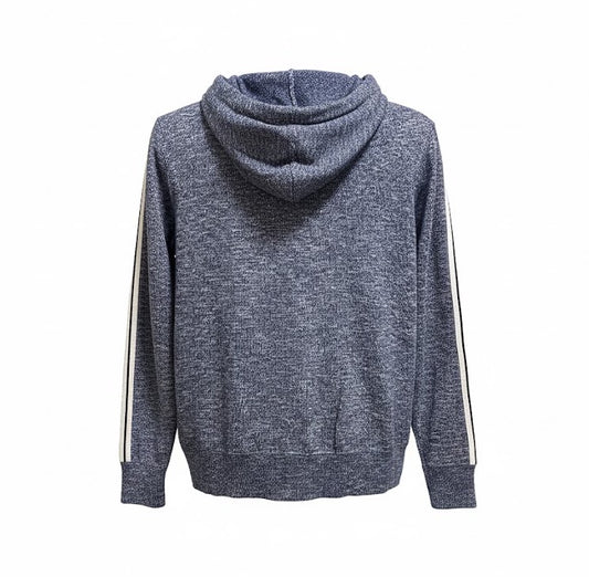 Blue Heather Knit Hoodie - Men's Edition