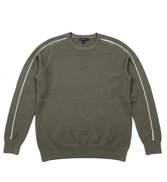 Olive Meridian - Men's Textured Knit Sweater