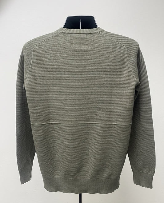 Olive Meridian - Men's Textured Knit Sweater